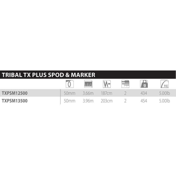 Shimano Fishing Karpfiskespö Tribal Tx-plus Silver 3.96 m / 5.00 Lbs