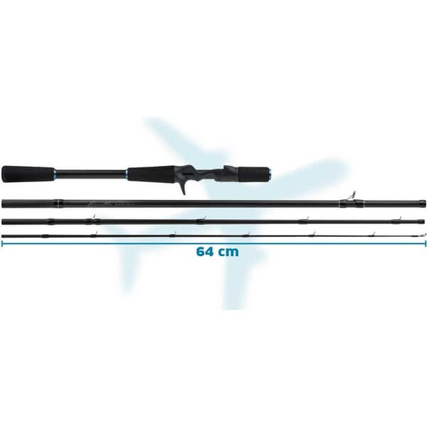 Molix Resa Baitcasting Rod Fioretto Essence Svart 2.13 m / 10-42 g