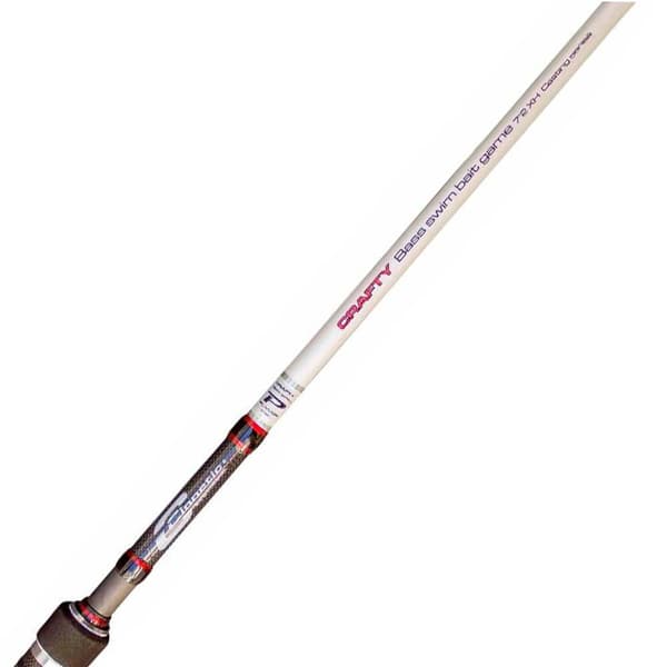 Cinnetic Baitcasting Stang Crafty Evolution Swim Bait Series Hvid 2.18 m