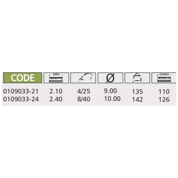 Kolpo Roterende Stang Hight Zero Søvfarvet 2.10 m / 4-18 g