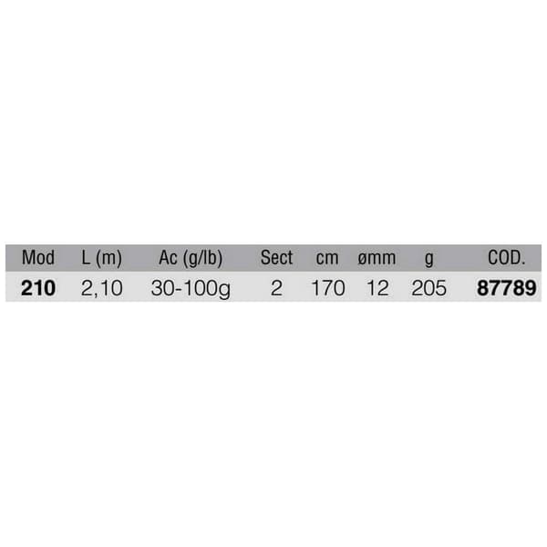 Kali Kunnan Popping Stang Big Boy Röd 2.10 m / 30-100 g