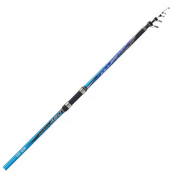 Kali Kunnan Teleskooppinen Surfcasting Sauva Killer Point Can Hopeinen 4.24 m / 100-250 g