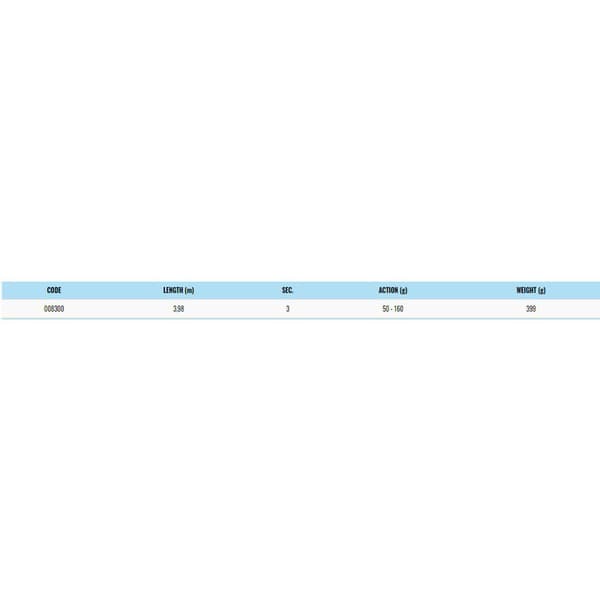 Akami Sauva Surfcasting Legend-27 Musta 3.98 m / 50-160 g