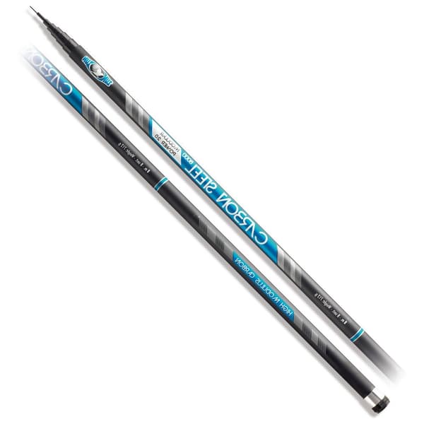 Zunzun Pole Rod Carbon Steel Sininen,Hopeinen 8.00 m