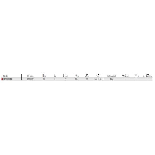Daiwa Fluefiskestang Set Fly 01 Sort 2.70 m / Line 4 / 5