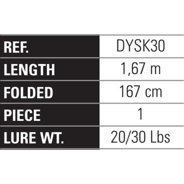 Yokozuna Jigging Stång Shark Silver 1.67 m / 20-30 Lbs