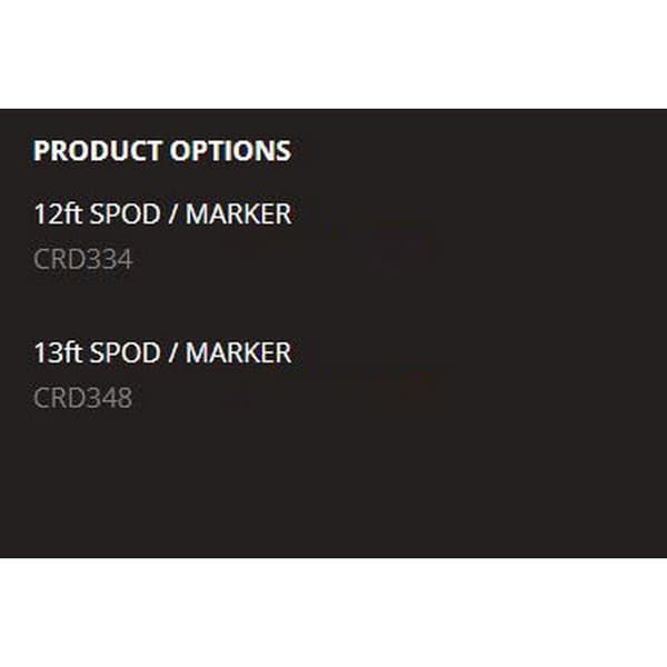 Fox International Karpefiskeri Stang Eos Pro Spod/marker Sort 3.96 m