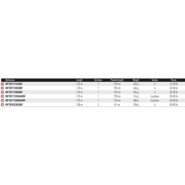 Daiwa Trollingstav Megaforce Ar Silver 1.70 m / 30-50 Lbs