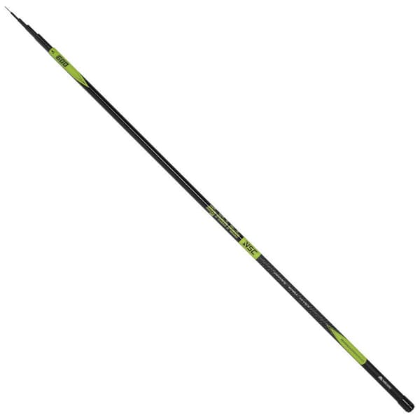 Mikado Pole Rod Nsc Musta,Hopeinen 6.00 m / 5-20 g