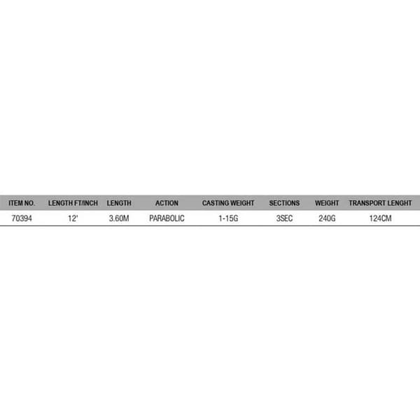 Dam Match Stang Base-x Match  3.60 m / 1-15 g