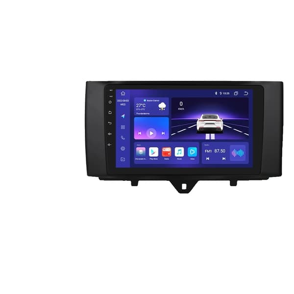 Smart Fortwo -auton radio, Android-multimediasoitin, GPS-navigointi, 10,33 tuuman S3