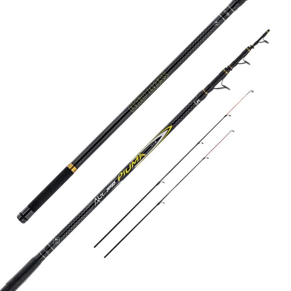 Bad Bass Teleskopisk Surfcasting Rod Piuma Double Tip  4.20 m / 60-80 g