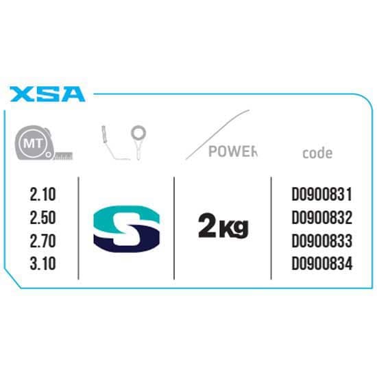 Falcon Bundforsendelsesstang Blue Fighter Boat Extreme Strong Action Søvfarvet 2.50 m / 4.4 Lbs