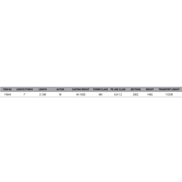 Savage Gear Sgs6 Tai Rubber Kabura-sauva Hopeinen 2.13 m / 40-150 g
