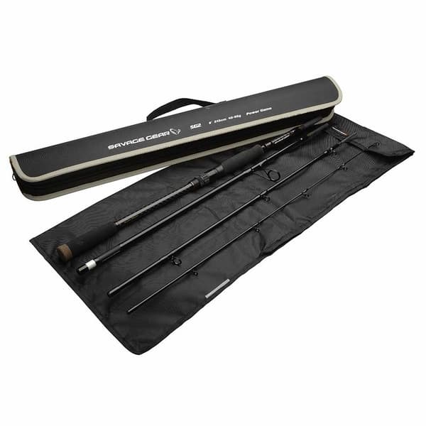 Savage Gear Sg2 Medium Game Travel Spinnfiskespö Silver 2.15 m / 10-40 g