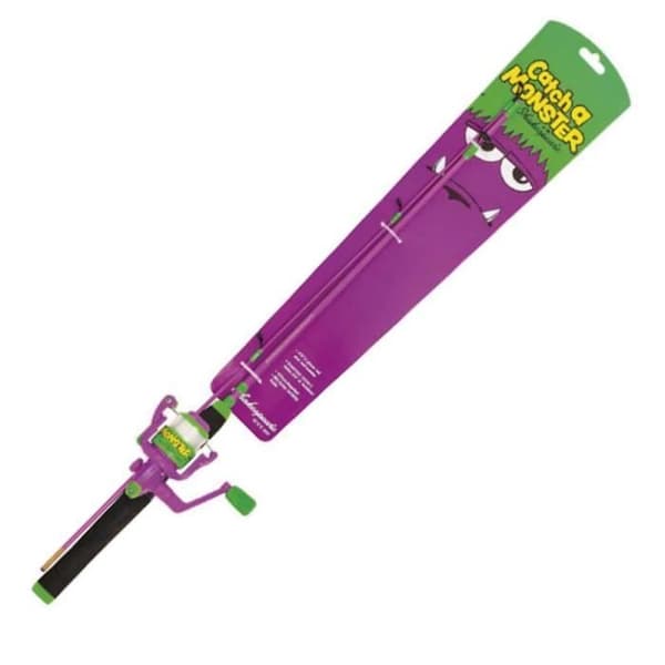 Shakespeare Catch A Monster Spin Combo Purple Fishing Kit