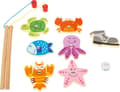 Miniatyrbild 5 av 6: Resespel - liten fot - Fiske - 2 magnetiska fiskespön - Praktisk väska - FSC® 100%