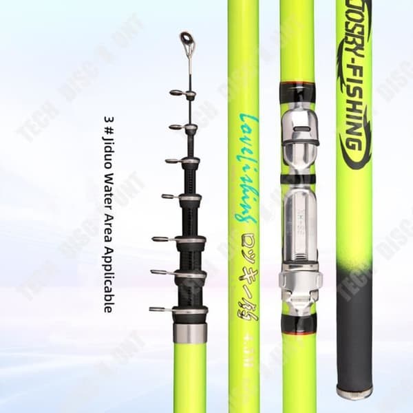 TD® Carbon Rocky Rod Hand Sea Fiskespö med dubbla ändamål 3,6 m spinnspö Fiskespö Tillbehör för fiskeredskap