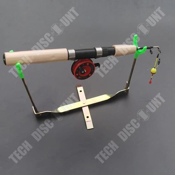 TD® Isfiske Set Fiskespö Solid Spö Fast Layer Drift Ice Fishing Set Glidkombination