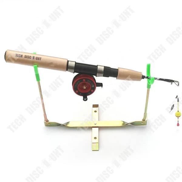 TD® Isfiske Set Fiskespö Solid Spö Fast Layer Drift Ice Fishing Set Glidkombination