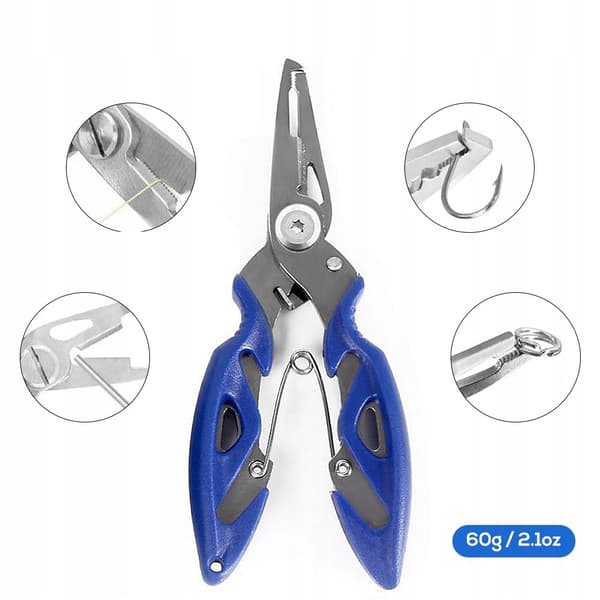 FISKE TILBEHØRSSÆT GRUNT Spinnefisk 265 dele BOX Nippers