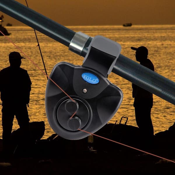 Alarm til Fiskestang - Sort