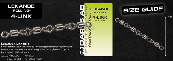 Darts Lekande Rolling 4-Link No. 6