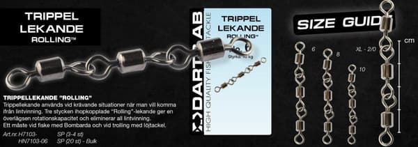 Darts Trippellekande Rolling No. 6
