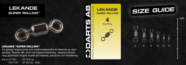 Darts Lekande Super Rolling 10