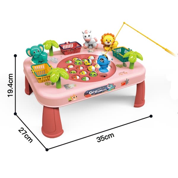 WOOPIE Arkadspel Fiske Interaktiv Bord Rosa