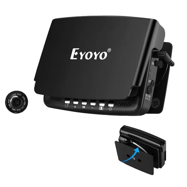 Underwater Fishing Camera, 4,3-tums Monitor, 1000 TVL Upplösning,15M-kabel