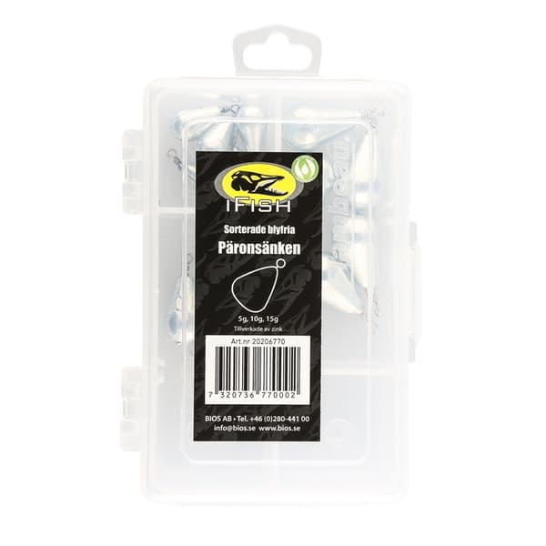 IFISH Päronsänken Zink 15-pack