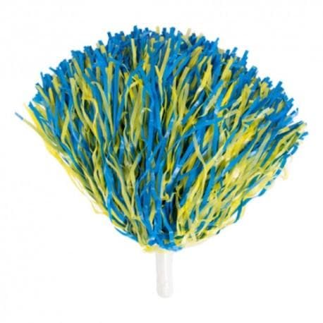 Pompom Blå/Gul