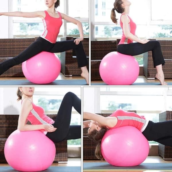 Yogaboll - Ej specificerad - 75 cm - Lila - Anti-burst - 150 kg belastning