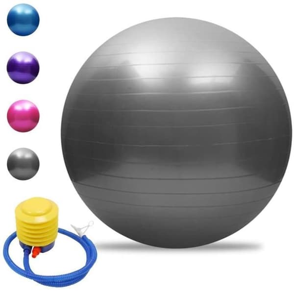 Yoga-boll - Ej specificerat - 75 cm - Silverfärgad - Antiexplosions - 150 kg last