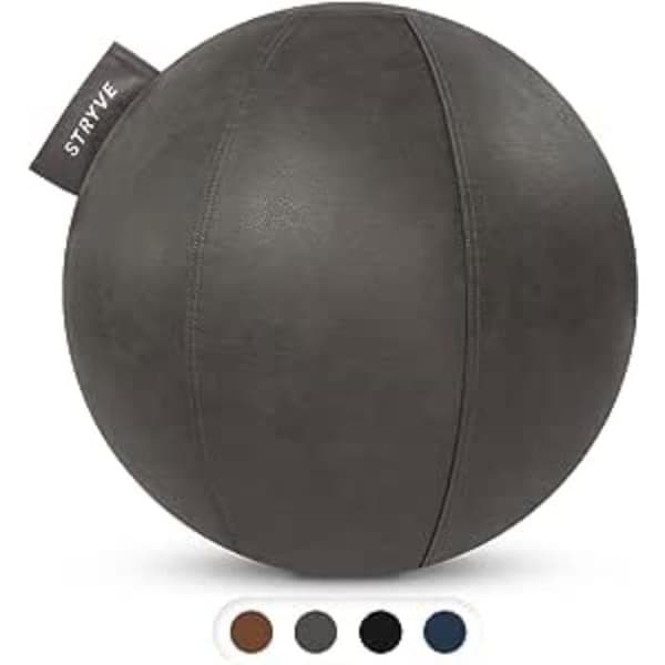 Swiss ball - gym ball - swiss ball Stryve - 10100511 - 4260498341023 Not Applicalbe Unisex-Adult, Stone Grey