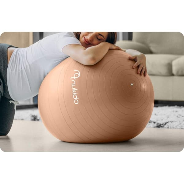 Raskausajan aerobicpallo 65 cm NS-951 beige