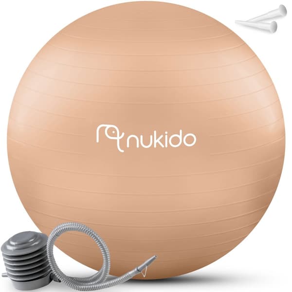 Raskausajan aerobicpallo 65 cm NS-951 beige