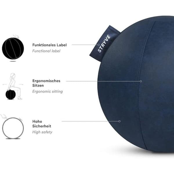 Swiss ball - gymboll - swiss ball Stryve - 10100512 - Träningsboll Mixed Sports Ball