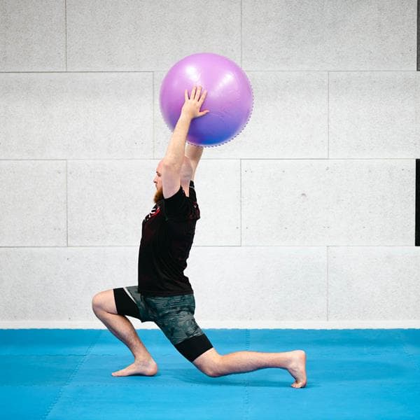 YB03 NY 55CM VIOLTT GYMNASTISK MASSAGEBOL HMS