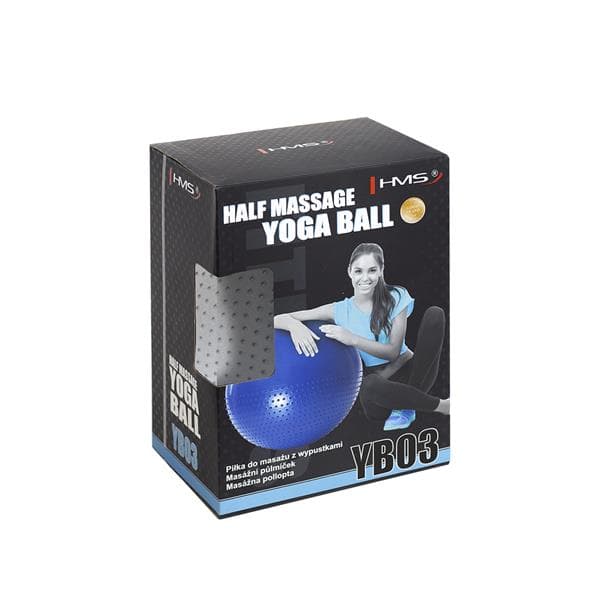 YB03 NY 65CM LYSGÅ GYMNASTISK MASSAGEKULLE HMS