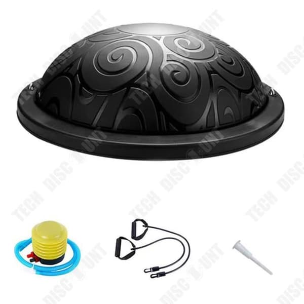 TD® Förtjockad explosionssäker balanserad våghastighetsboll yoga fitness halvklot 58 cm halkfri Pilates fitnessboll