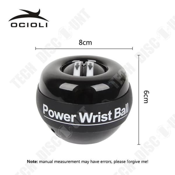 TD® Fitness Accessories - Bodybuilding,OCIOLI Wrist Gyro Ball Gyroscope Strength Power Ball Stärkande muskelavslappning - Bla typ