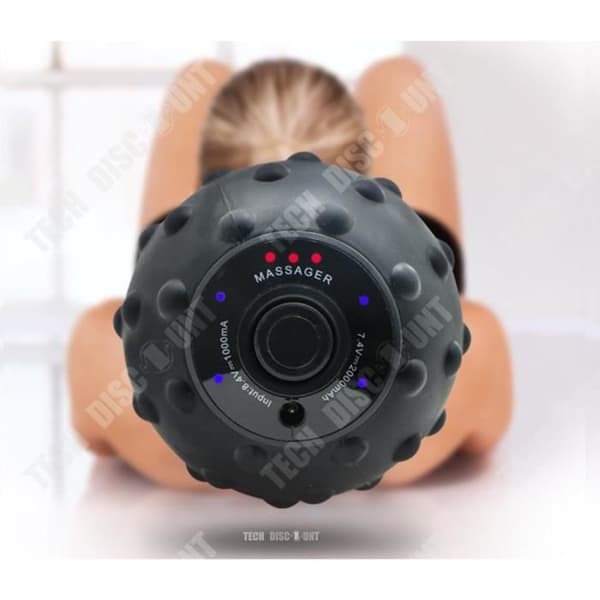TD® massageboll muskler fitness vibrerande elektrisk massageapparat elektrostimulerande yogaapparat sport bengym kvinna bodybuilding