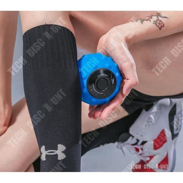 TD® massageboll muskler fitness vibrerande elektrisk massageapparat elektrostimulerande yogaapparat sport bengym kvinna bodybuilding