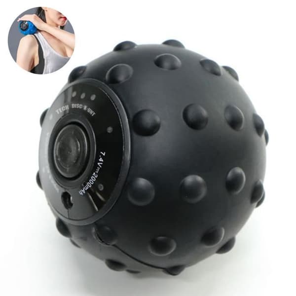 TD® massageboll muskler fitness vibrerande elektrisk massageapparat elektrostimulerande yogaapparat sport bengym kvinna bodybuilding
