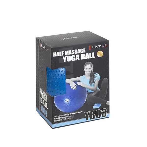 YB03 NYTT MASSAGEBALL FÖR GYMNASTIK BLÅMARIN 55CM HMS