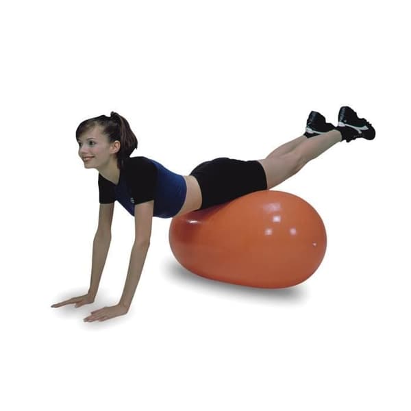 Uppblåsbar slät boll - 3B Scientific - Cando - Orange - 50 x 100 cm