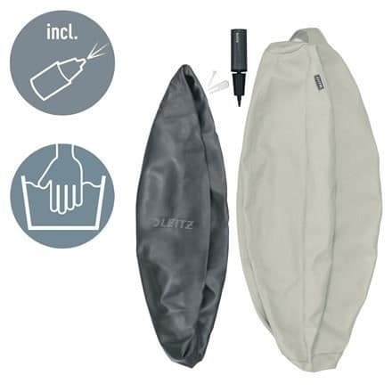 Stolballong - Leitz - Ergo - 55 cm - Ljusgrå - Kipp-säker TÜV