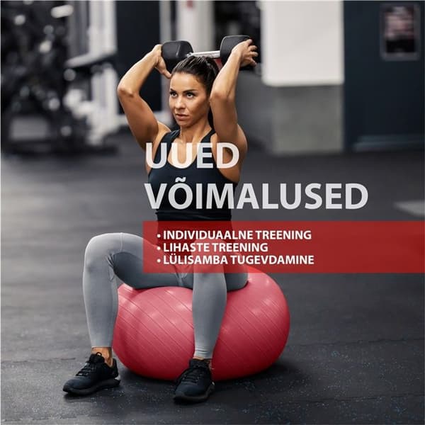 Icke-explosiv gymball OUTLINER LS3222, Ø55 cm, PVC